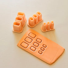 Load image into Gallery viewer, Micro Rectangle Clay Cutter Set