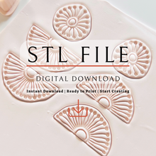 Load image into Gallery viewer, Pistils Clay Cutter | Polymer Clay | STL Files (Digital Download)