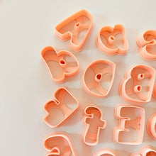Load image into Gallery viewer, Bubble Letter Alphabet 2” Clay Cutter