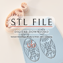 Load image into Gallery viewer, Colette Polymer Clay Cutter | STL File (Digital Download)