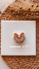 Load image into Gallery viewer, Calendar clay cutter