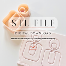 Load image into Gallery viewer, Elsa Clay Cutter | Polymer Clay | STL Files (Digital Download)