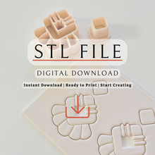 Load image into Gallery viewer, Alessia Polymer Clay Cutter | STL File (Digital Download)