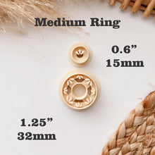 Load image into Gallery viewer, Medium Ring Clay Cutter Set