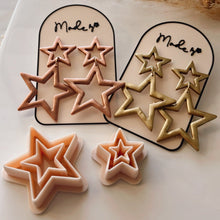 Load image into Gallery viewer, Star String Clay Cutter (2pc)