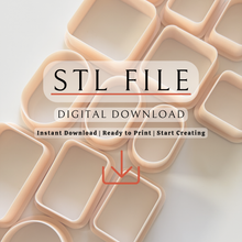 Load image into Gallery viewer, Essential Shapes Clay Cutter | STL File (Digital Download)