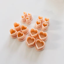 Load image into Gallery viewer, Multiple Heart Clay Cutter