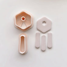Load image into Gallery viewer, Hexagon Clay Cutter Set