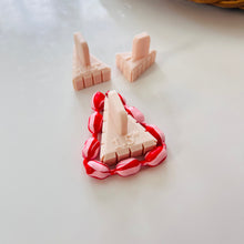 Load image into Gallery viewer, Triangle Hoop Earring Guide | Polymer Clay Tool