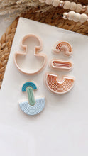 Load image into Gallery viewer, Double Rainbow Clay Cutter