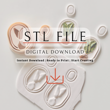 Load image into Gallery viewer, Hoja Verde Polymer Clay Cutter | STL File (Digital Download)