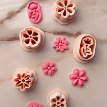 Load image into Gallery viewer, Flower Clay Cutters