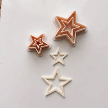 Load image into Gallery viewer, Star String Clay Cutter (2pc)