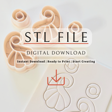 Load image into Gallery viewer, Aida Polymer Clay Cutter Set | STL File (Digital Download)