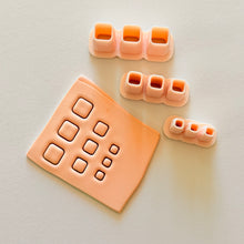 Load image into Gallery viewer, Micro Square Clay Cutter Set