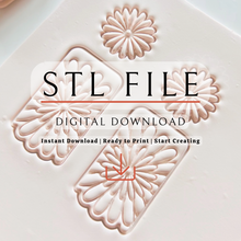 Load image into Gallery viewer, Flower Banner Cutter | Polymer Clay | STL Files (Digital Download)