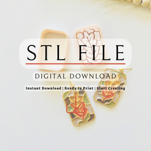 Load image into Gallery viewer, Cozy Leaf Clay Cutter Set | STL File