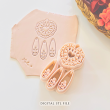 Load image into Gallery viewer, Santo Corazón Papel Picado | STL File