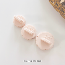 Load image into Gallery viewer, Hoop Earring Guide | Polymer Clay | STL Files (Digital Download)