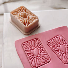 Load image into Gallery viewer, Heart Card Clay Cutter