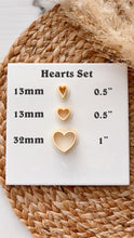 Load image into Gallery viewer, Hearts Clay Cutters Set