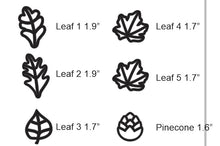 Load image into Gallery viewer, Leaf Clay Cutters