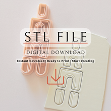 Load image into Gallery viewer, Kaia Polymer Clay Cutter | STL File (Digital Download)