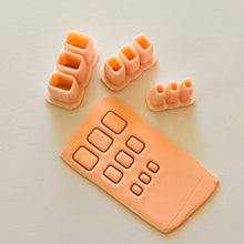 Load image into Gallery viewer, Micro Rectangle Clay Cutter Set