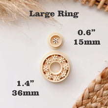 Load image into Gallery viewer, Large Ring Clay Cutter Set