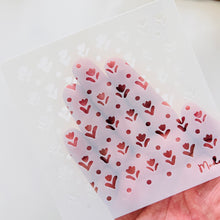 Load image into Gallery viewer, Rose Polymer Clay Stencil | Texture Sheet