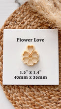 Load image into Gallery viewer, Flower Love Clay Cutter