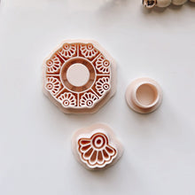Load image into Gallery viewer, Flower Pie Clay Cutter set (Center Stone cutter included)