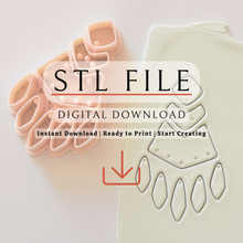 Load image into Gallery viewer, Satori Polymer Clay Cutter | STL File (Digital Download)