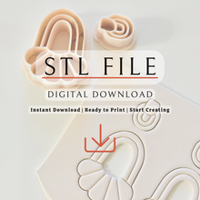 Load image into Gallery viewer, Claridad Polymer Clay Cutter | STL File (Digital Download)