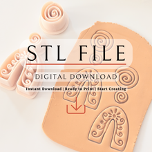 Load image into Gallery viewer, Juliette Polymer Clay Cutter | STL File (Digital Download)