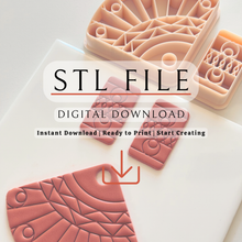 Load image into Gallery viewer, Kyma | Necklace & Earring Clay Cutter Set | STL File (Digital Download)