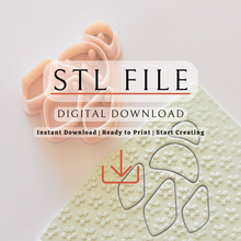 Load image into Gallery viewer, Armor Small Polymer Clay Cutter | STL File (Digital Download)