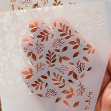 Load image into Gallery viewer, Autumn Leaf Stencil
