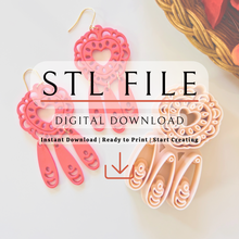 Load image into Gallery viewer, Santo Corazón Papel Picado | STL File