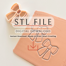Load image into Gallery viewer, Sweet Bow Clay Cutter | STL File (Digital Download)