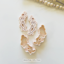Load image into Gallery viewer, Skeleton Clay Cutter Set | STL File