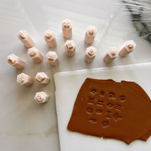 Load image into Gallery viewer, Aztec Mini Stamps Set 0.25”
