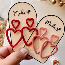 Load image into Gallery viewer, Heart String Clay Cutter Set