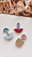 Load image into Gallery viewer, Double Rainbow Clay Cutter