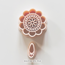 Load image into Gallery viewer, Peyote Flower Clay Cutter | Polymer Clay | STL Files (Digital Download)