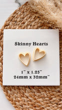 Load image into Gallery viewer, Skinny Hearts Clay Cutter Set