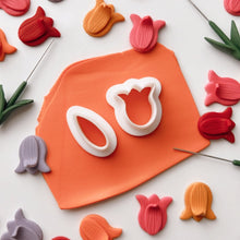 Load image into Gallery viewer, Tulip Flower Clay Cutter Set