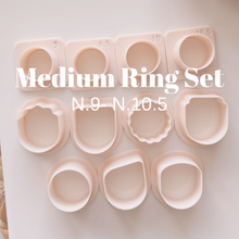 Load image into Gallery viewer, Medium Polymer Clay Ring Cutter Set (11pc)