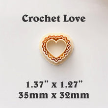 Load image into Gallery viewer, Crochet Love Clay Cutter