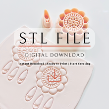 Load image into Gallery viewer, Peyote Flower Clay Cutter | Polymer Clay | STL Files (Digital Download)